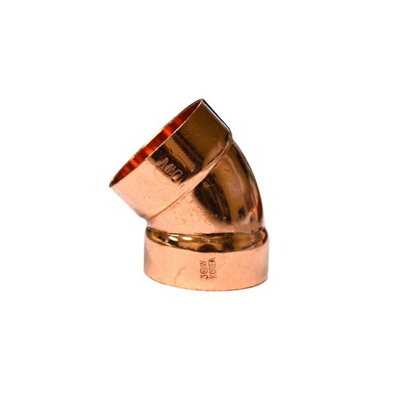 Jones Stephens 3in. C x C Wrot Copper DWV 45 Degrees Elbow 162900650